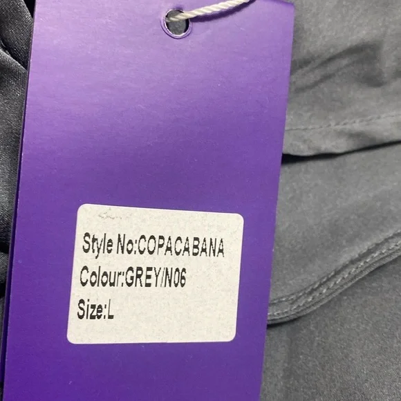 NWT NOUVELLE PALM BEACH Gray Women's Top - Picture 6 of 7